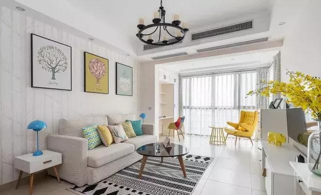 96平活力北欧装修, 色彩明快, 淡雅舒适!