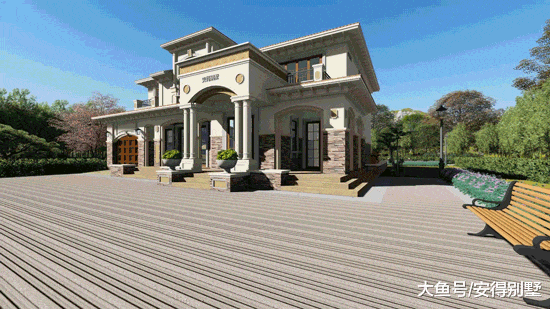 2层欧式别墅这样建太美了，平面舒适造型惊艳，看完都想回村建一栋！