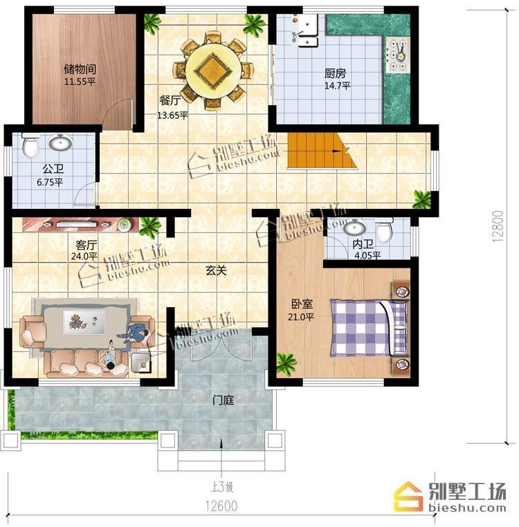 5款開間13m內農村熱門別墅圖紙，造價最低22萬