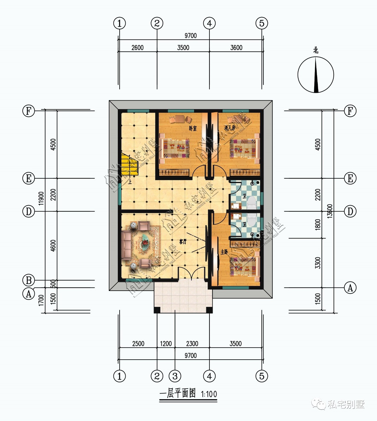 新款欧式两层半平顶别墅，占地不足120平却自带豪华既视感
