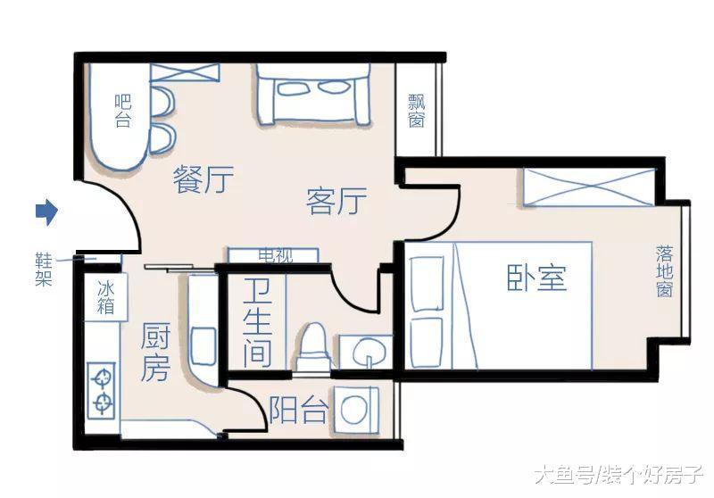 90后夫妻爆改39㎡二手房, 惊艳了朋友圈! 过得好不好, 与钱无关!