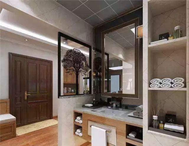 房子再小，洗手台也得设隔断，聪明人这样装，真是漂亮极了！