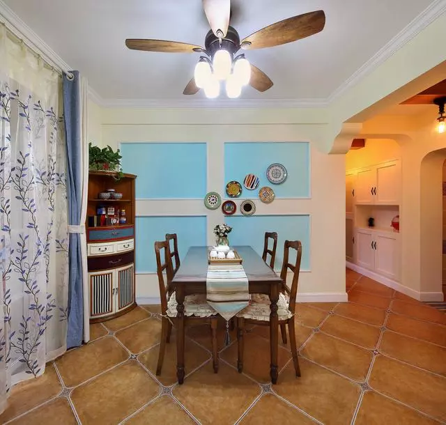 145平的四居室，美式乡村田园风装修，这样的家清新舒适又优雅！