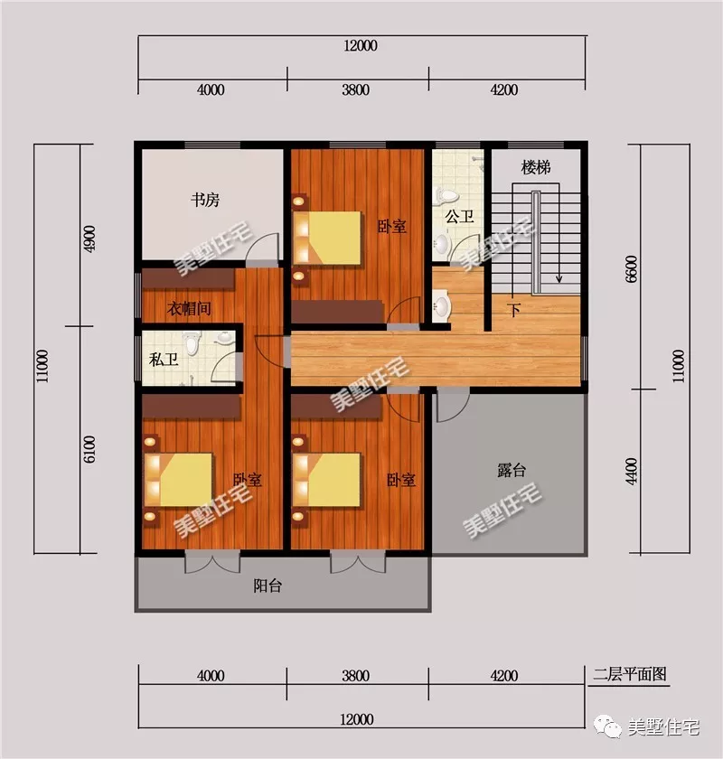 8款面宽12米的农村别墅户型，看过的人都忍不住收藏了，赞！