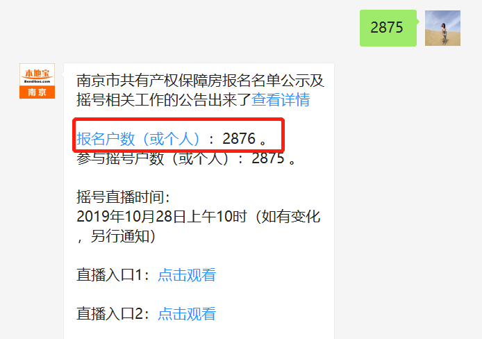 两天后！南京共有产权保障房摇号！中签率约48%！