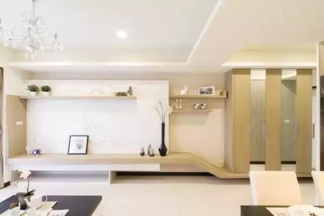 3分靠硬装7分靠软装，这些电视墙简约又好看