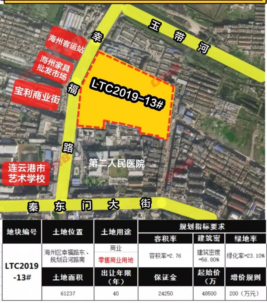 重磅！市区最新3宗土地挂牌出让！海州白虎山批发市场将回归？