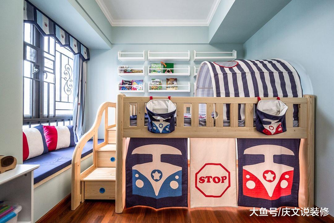 美式风格之家承载幸福和甜蜜，两口之家升级为一家三口