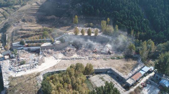 济南这片违建15年的别墅区被拆！包括7栋别墅、3处配套建筑…