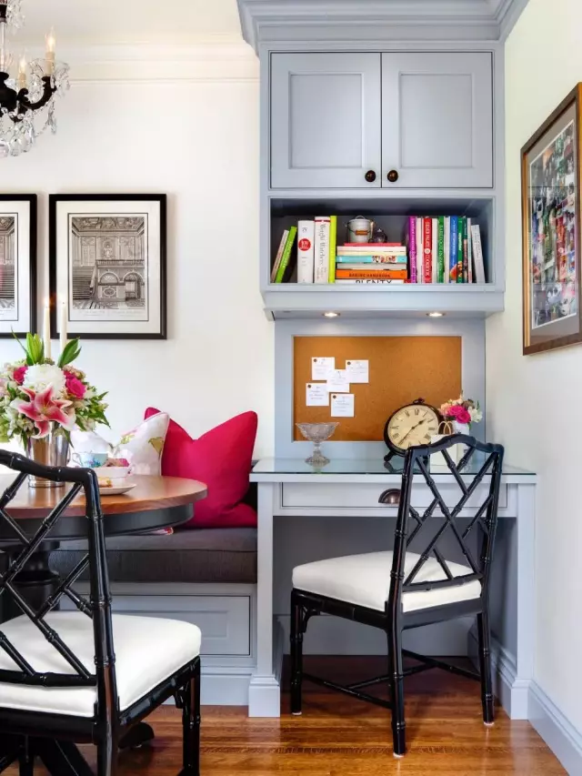 家里的小户型没地方做书房？挤我都要在这里挤个出来