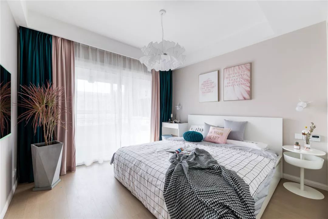 110㎡北欧风，粉系浪漫，温馨优雅