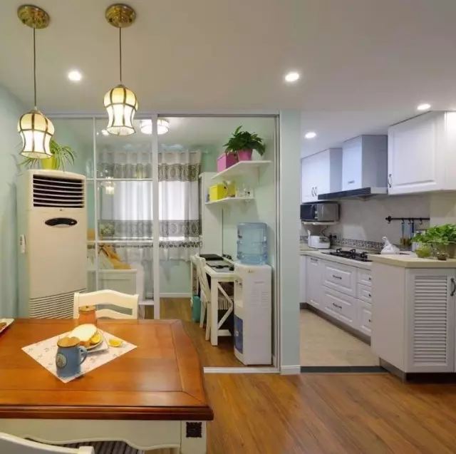 上海52平小户型老房改造，清新而又简约的美式田园风！