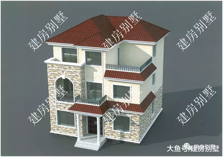 两栋宽9米多的三层自建房，新居落成，邻村的人都会慕名来取经