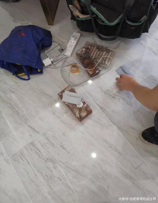 实拍老师傅修复大理石桌面，2米长的裂缝补完，跟新买的一模一样！