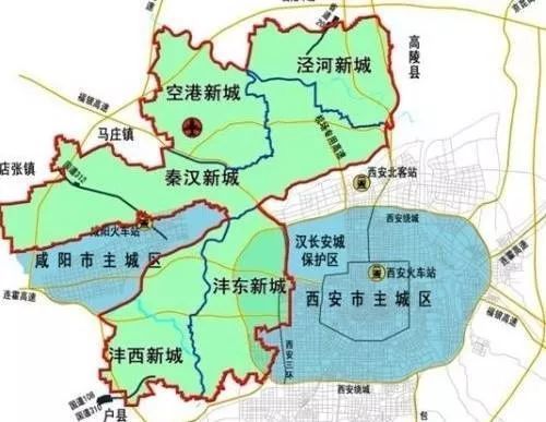 西安城市印象：地图的演变见证大西安城市发展和扩张