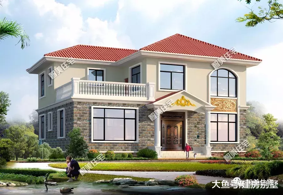 两栋面宽13米多的农村别墅，老宅翻新这样建，村里人纷纷来效仿