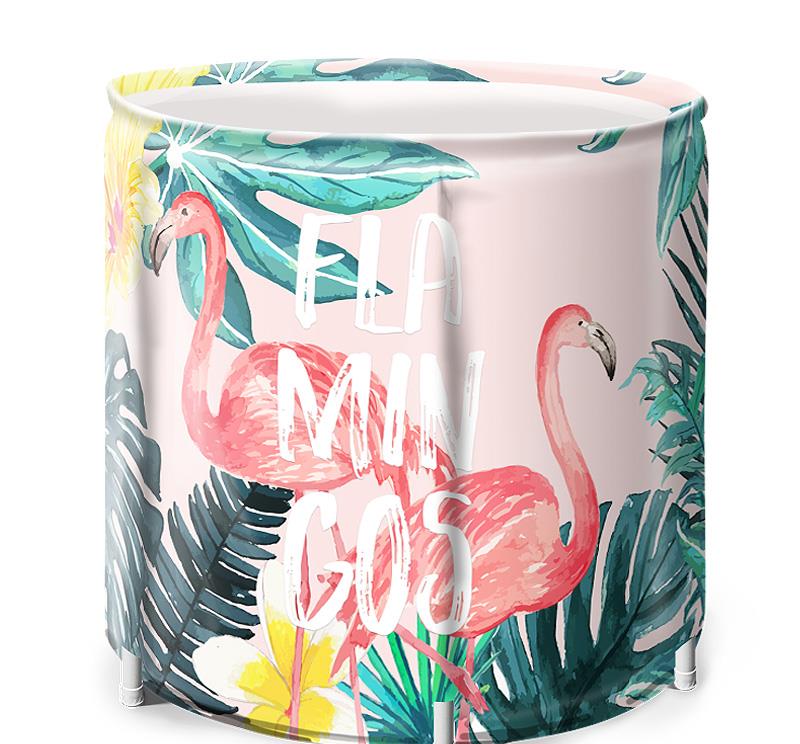 卫生间太小不能泡澡，用这折叠泡澡桶，好用还不占地