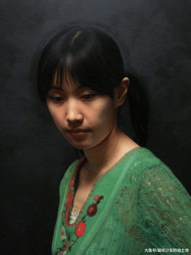 日本82岁画家：一生只画一个冷艳美女，超写实油画不输冷军