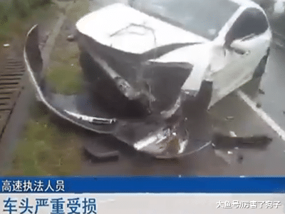 ?惊险！涪陵一轿车雨天超车酿事故，监控记录危险全程