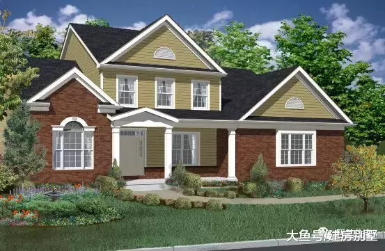 10款美式风格别墅外观效果图，好看的我都想舔屏