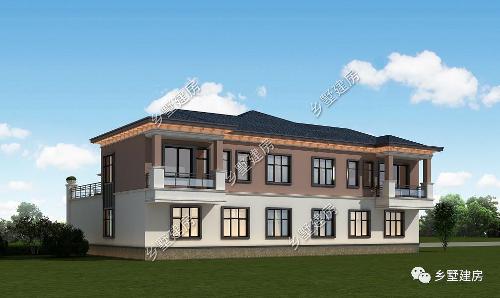 让家庭更加和谐的户型, 两户一楼的别墅, 农村最实用!