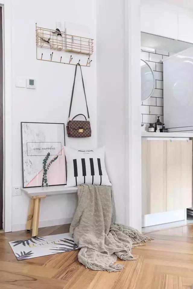 50平小清新北欧风单身公寓设计, 软装硬装全下来才15万, 很有格调