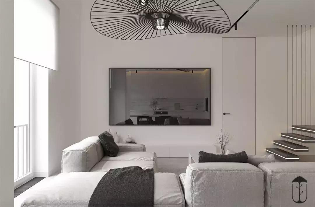 静谧与优雅，用灰与白演绎纯色极简住宅！
