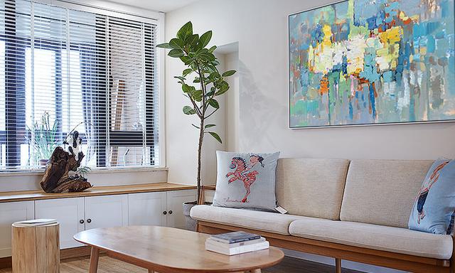 晒晒新家，大白墙原木家具搭配，这样的风格最是省钱又漂亮！