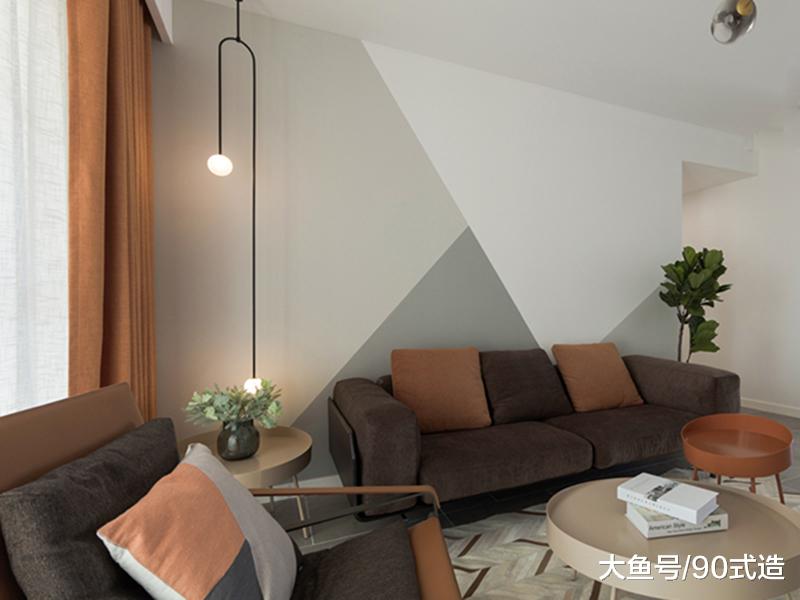 116㎡大气三居室，色彩搭配合理，温馨轻奢风