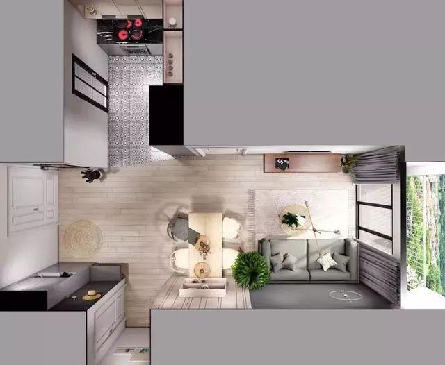 小户型也可以很出彩，高级的灰粉色时尚搭配!