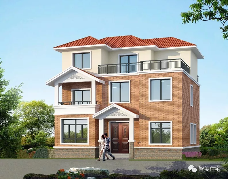 宽11米多的三层别墅，不论从什么角度看，都是好户型