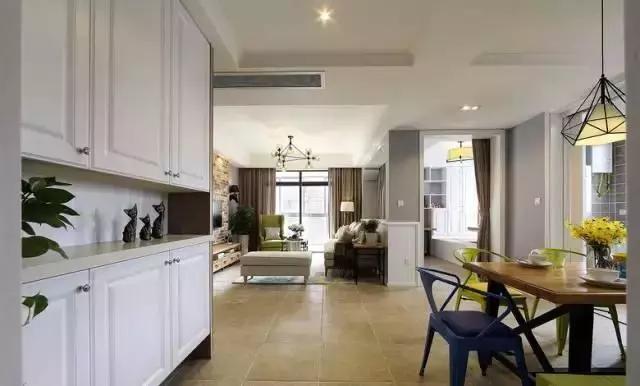 优雅时尚的130平美式四居室，装修花费不到15万，客厅美到爆！