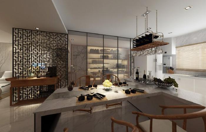 同事38万装修现代中式新房 时尚并存的静谧 简单而不失典雅