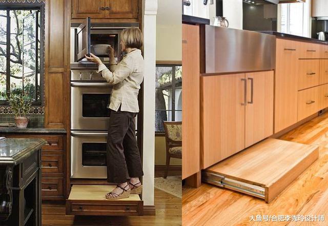 打橱柜时多掏了500块，让木工给橱柜下面多加一块板，用着太方便了