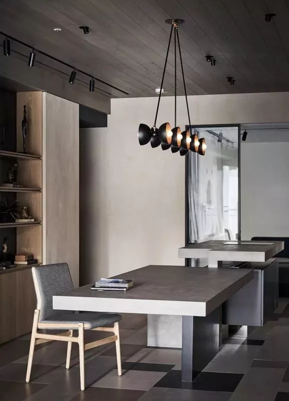 165㎡ 现代简约风，用灰色调打造不一样的灵动空间