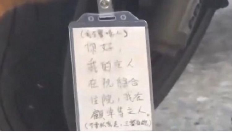 狗狗天天来医院门口徘徊，看见狗狗胸前的牌子，顿时感动流泪！