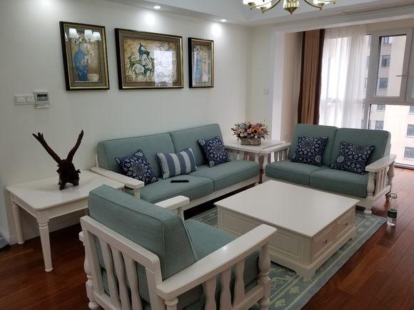 晒晒完工110平新房，背景墙组合柜很实用，花了30万