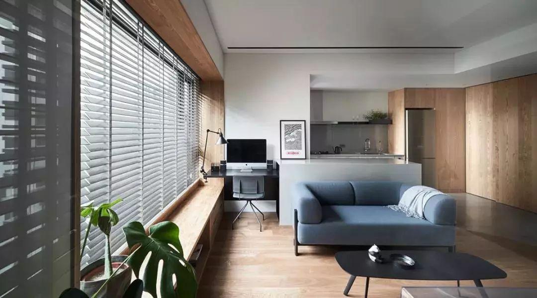 49㎡現代簡約，小小的單身公寓，住著也很寬敞舒適