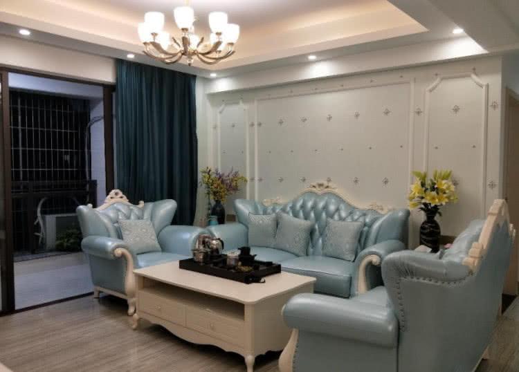 100平的三居室简欧风装修，简约时尚还有点小奢华的感觉呢！