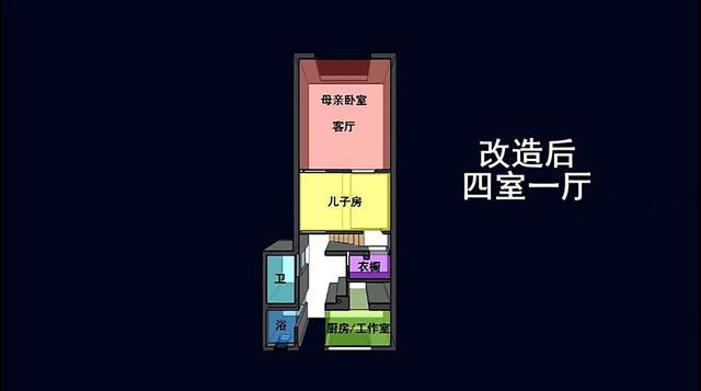 設計師神了！上海27平的小破房，爆改四室一廳兩層小屋，還多個院子