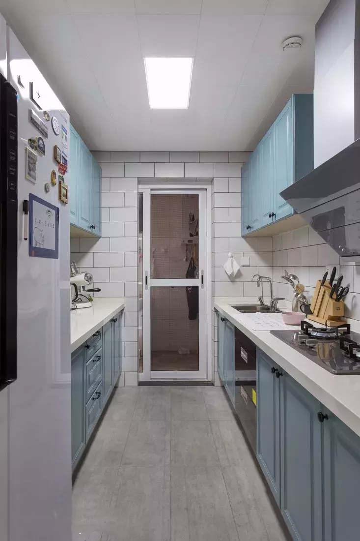 西安裝修：3室北歐風清新案例，沒做吊頂，但效果值得參考