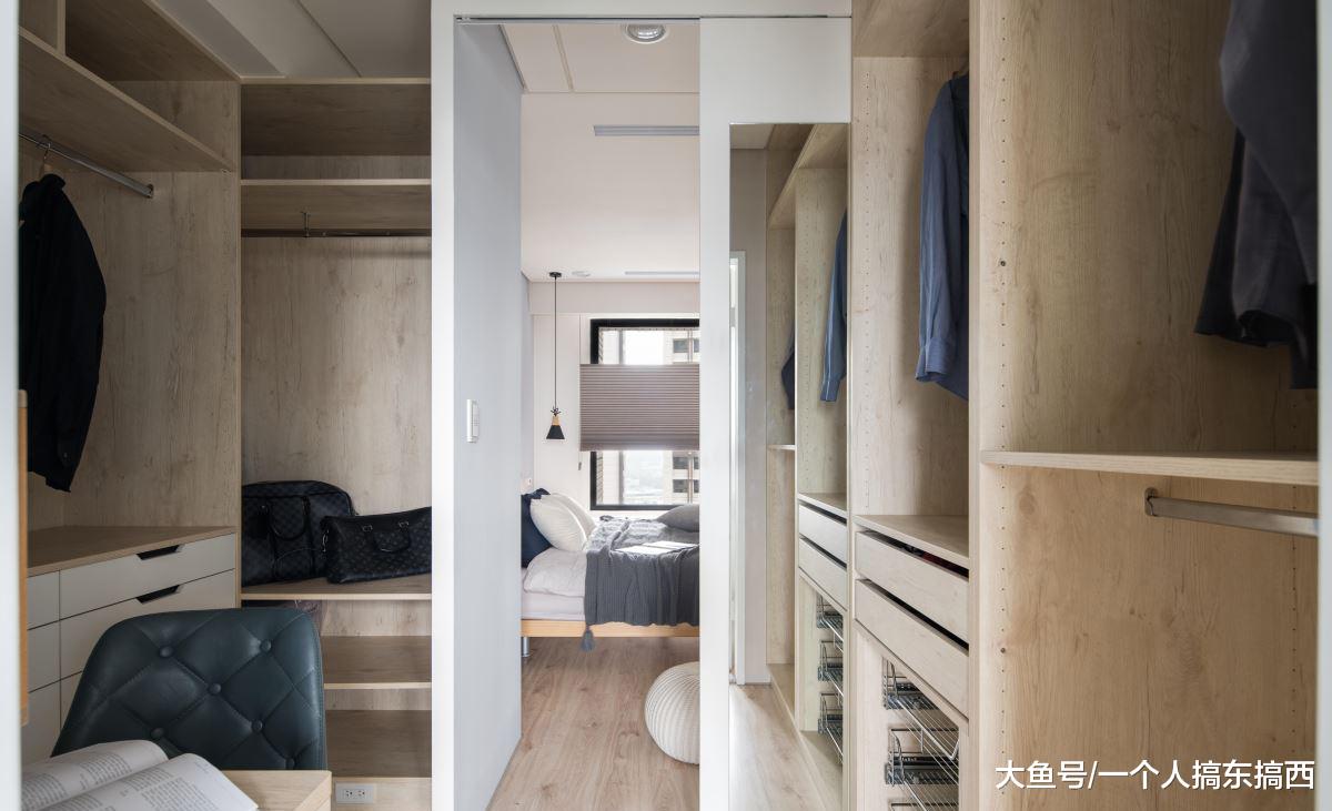 120m2现代北欧风这样装，专门打造的柜子挺不错的