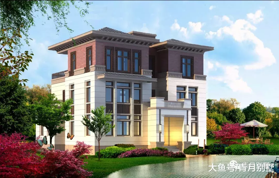 13米×13.8米三层新中式小别墅，时尚秀美，舒适宜居