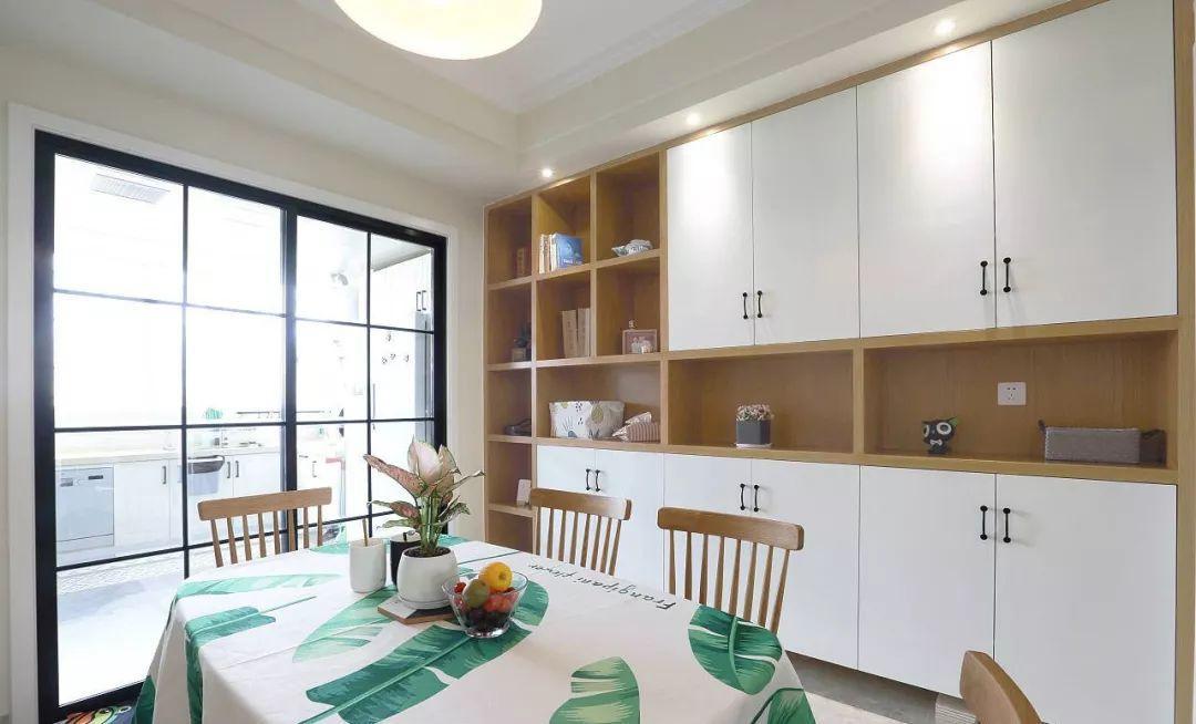 簡約北歐新房三居室，餐廳的設計好有存在感！