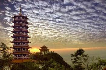 大雁山的神秘风光