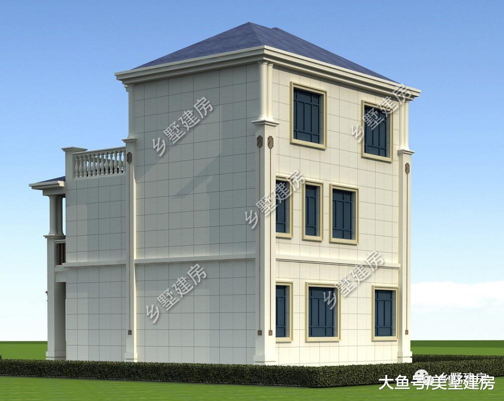 农村三层别墅，一套能让家人脸上增光的自建房，造价仅需27万！