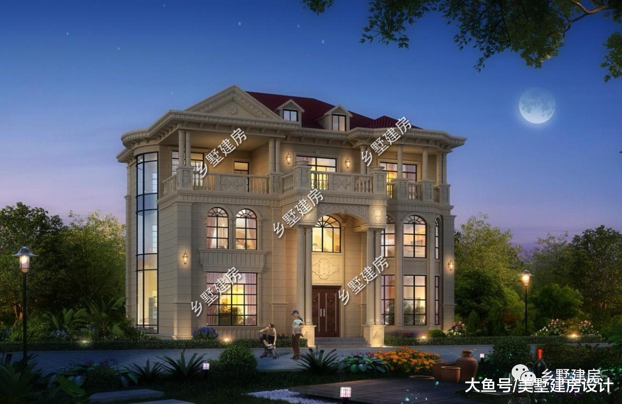 挑空客厅落地窗，9室3厅+露台，建一套在村里脱颖而出！