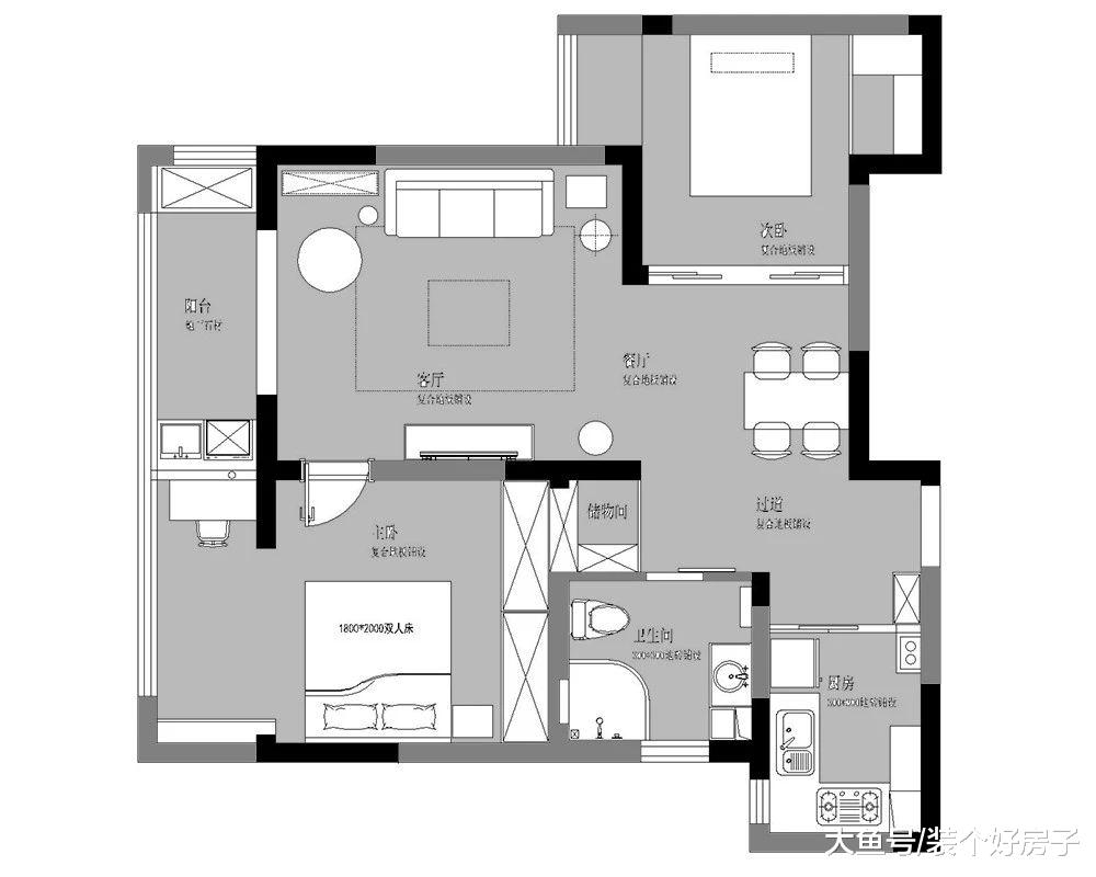 文艺小夫妻打造83㎡会呼吸的家，森系混搭颜值开挂！