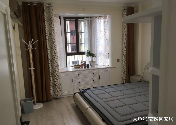 媳妇装修的新房，耗时四个月花费18万，主卧飘窗下面打柜子太聪明