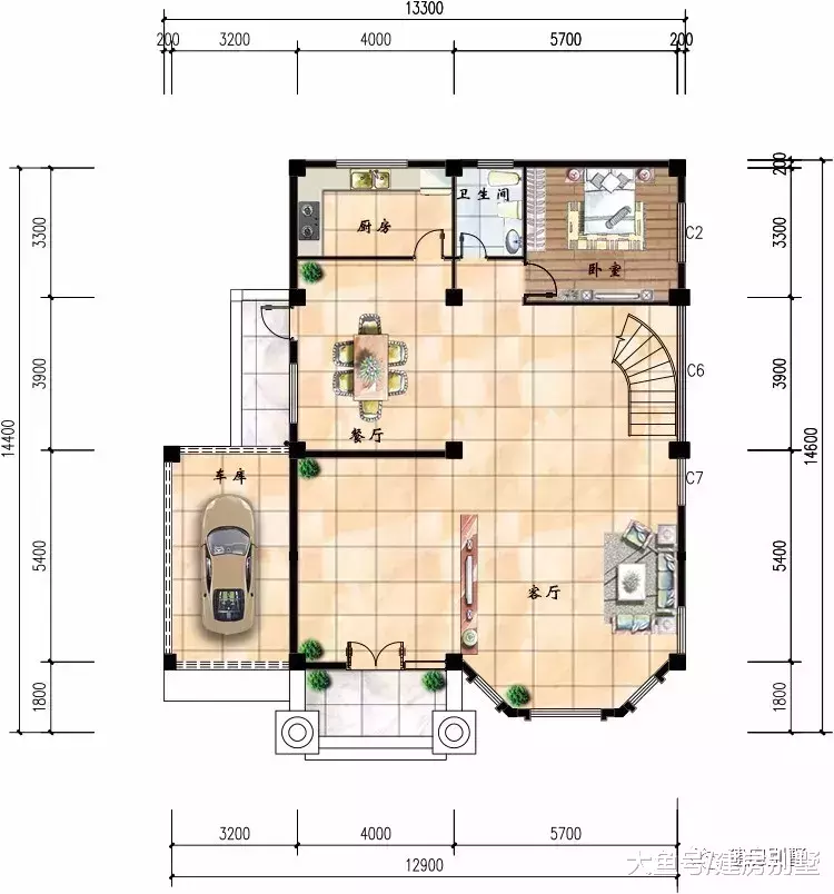 經典豪華農村自建房，不管怎么建都好看，永不過時的戶型